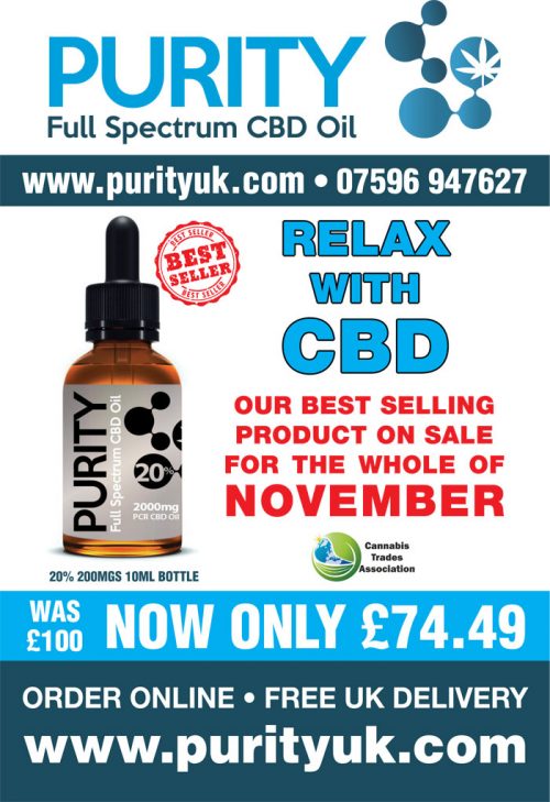 PCR CBD Hemp Oil | Full Spectrum - Purity UK Health Products